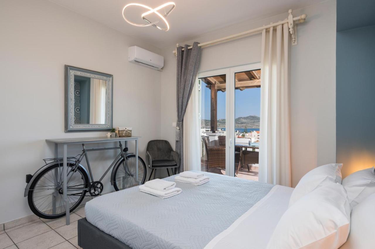 Casa De Philippe With Unique Seaview 2' From Beach Agia  Luaran gambar