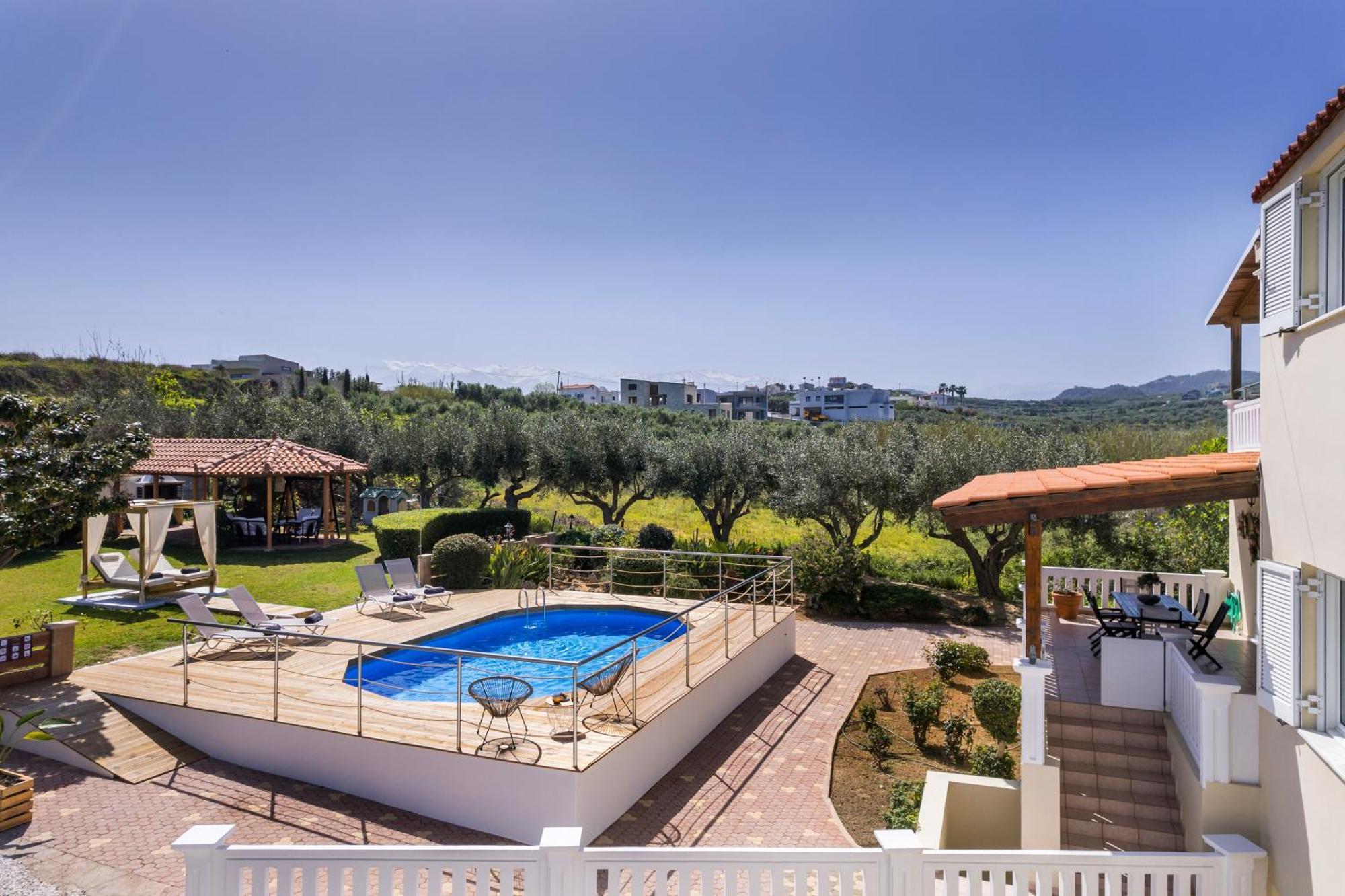 Casa De Philippe With Unique Seaview 2' From Beach Agia  Luaran gambar
